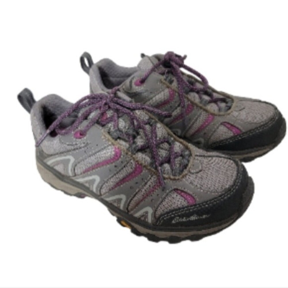 Eddie Bauer Vibram gray size 6 sneaker Hiking  shoes *